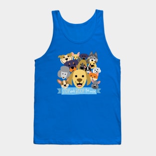 Stop and Boop the Noses (dog version) Tank Top